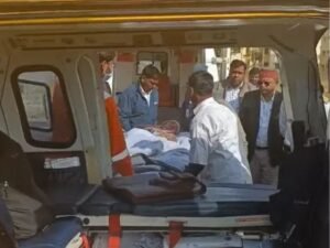 डिंडौरी में पहली बार पहुंची एयर एंबुलेंस