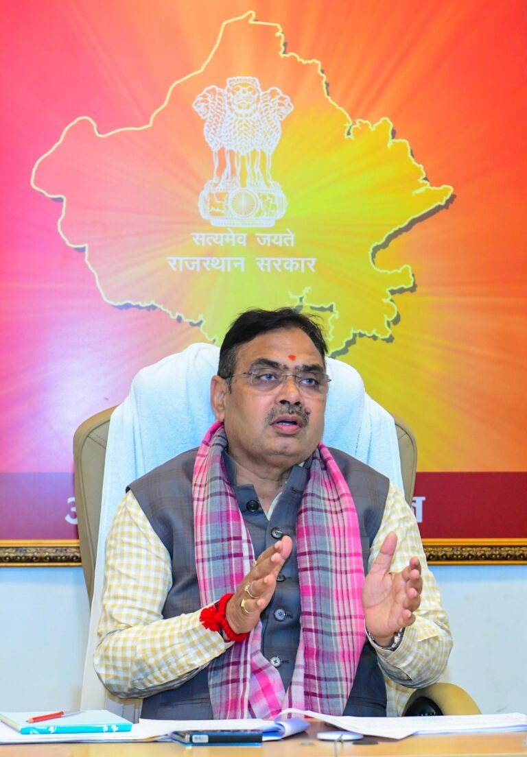 CM Bhajanlal Raj Unnati First Meeting