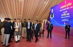 'आरक्षक नव नियुक्ति समारोह’ की तैयारियों का जायजा