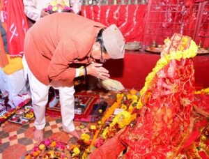 माता रणकोची मंदिर में पूजा-अर्चना की