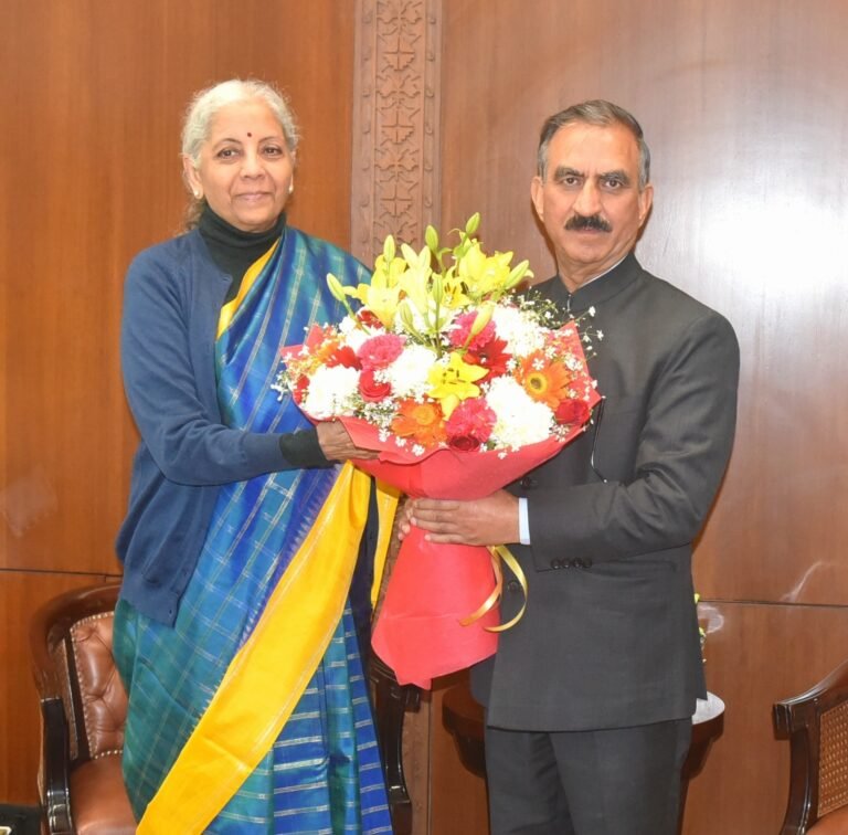 CM Sukhu Finance Minister Meeting