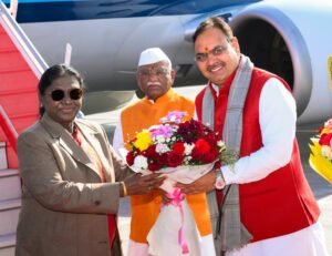 राष्ट्रपति पहुंची जयपुर