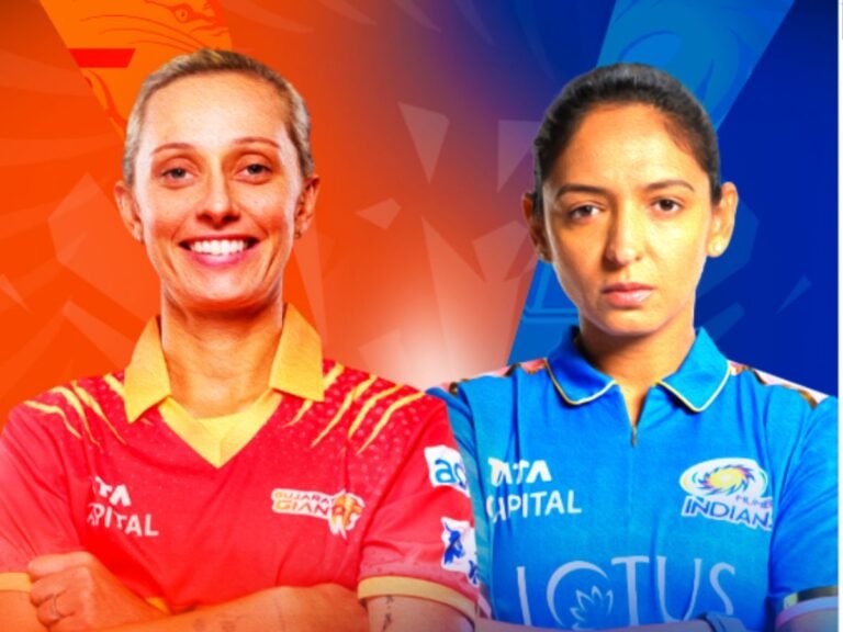 GG vs MI WPL लाइव मैच में गुजरात जायंट्स बनाम मुंबई इंडियंस