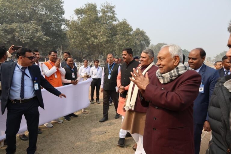 CM Nitish Barauli Inauguration
