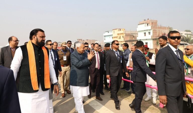 CM Nitish Saran Projects Inauguration