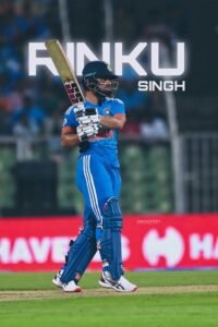 रिंकू सिंह की धमाकेदार बैटिंग