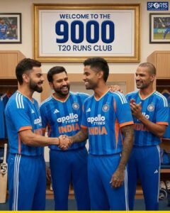 सूर्यकुमार के 9000 रन पूरे