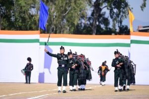 सशस्त्र बलों की दमदार परेड