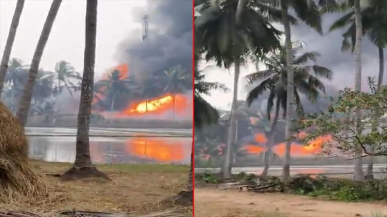 ONGC Gas Leak Andhra Pradesh, Oil Well Blast India, Konaseema ONGC Incident, Gas Leak Fire News, ONGC Safety Issue, आंध्र प्रदेश गैस रिसाव, तेल कुआं ब्लास्ट