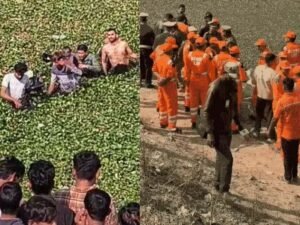 SDRF और NDRF की टीम मौजूद