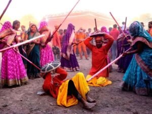 बरसाना में लठामार होली
