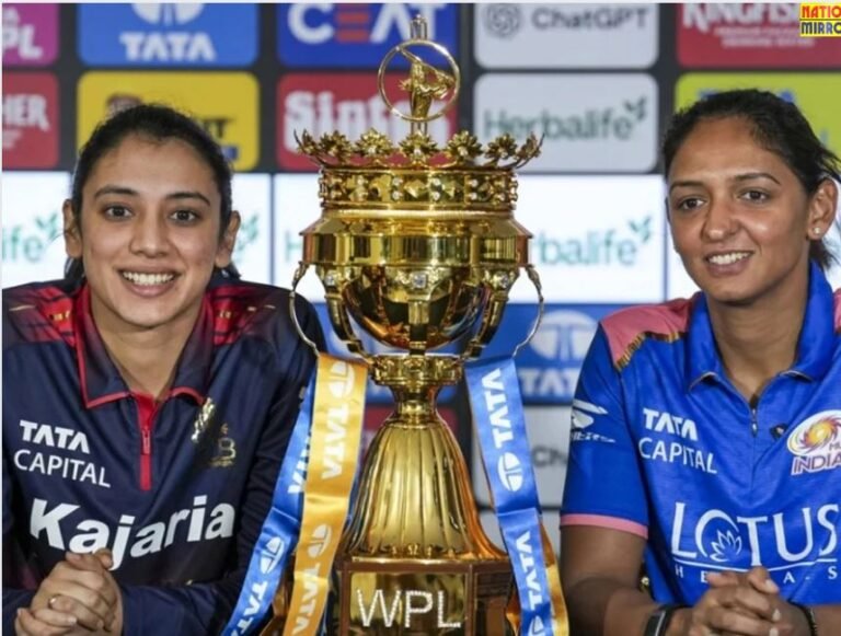 MI vs RCB WPL 1st match