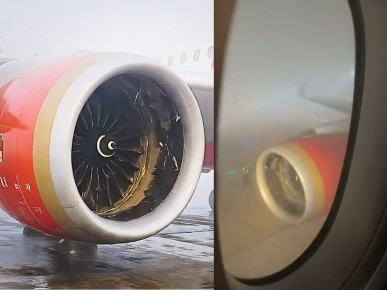 Air India flight baggage collision