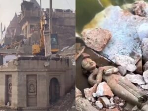 अहिल्याबाई की टूटी मुर्ति पर बोले