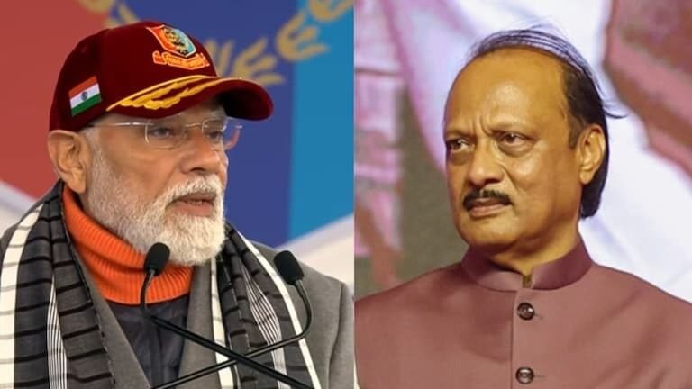 PM Modi Pays Tribute to Ajit Pawar at NCC Rally