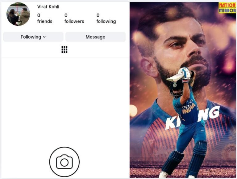 Virat Kohli Instagram Account
