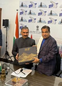 केंद्रीय सड़क परिवहन, राजमार्ग, जल संसाधन एवं नदी विकास मंत्री नितिन गडकरी से भेंट