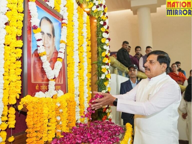 CM डॉ मोहन यादव ने दी स्व राजेंद्र प्रसाद शुक्ल को श्रद्धांजलि