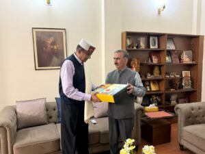 CM सुक्खू ने की पी. चिदंबरम से मुलाकात