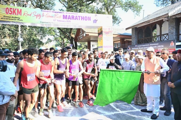 CM Dhami 5 km run Dehradun