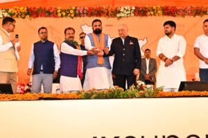 उपमुख्यमंत्री सम्राट चौधरी ने सीमेंट फैक्ट्री का उद्घाटन किया