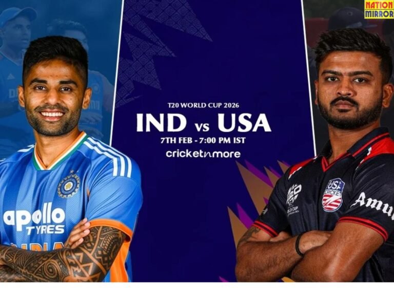 Ind Vs USA T20 World Cup 2026