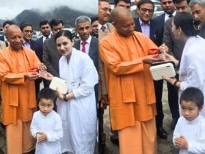 बच्चों से मुलाकात