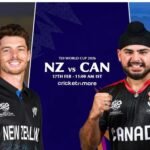 NZ vs CAN T20 WC 2026