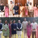 Sachin Tendulkar Meets Rashtrapati and PM Modi