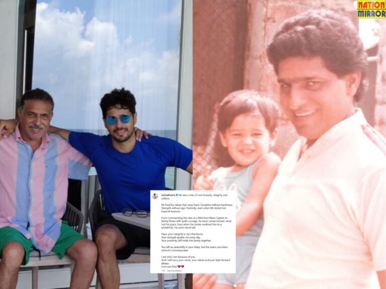 Sidharth Father Passed Away