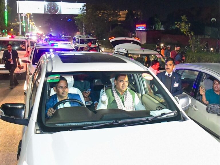 CM Bhajanlal convoy stopped