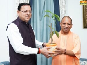 cm dhami and cm yogi