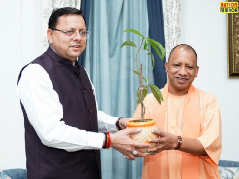 cm dhami and cm yogi