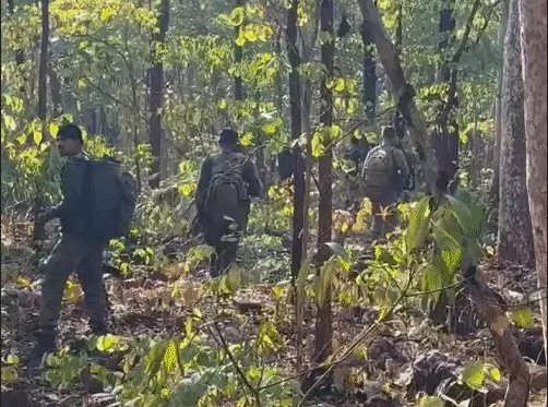 bijapur encounter: बीजापुर के जंगलों में मुठभेड़, 2 वर्दीधारी नक्सली ढेर; INSAS-SLR बरामद