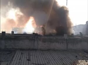 पटाखा फैक्ट्री में आग