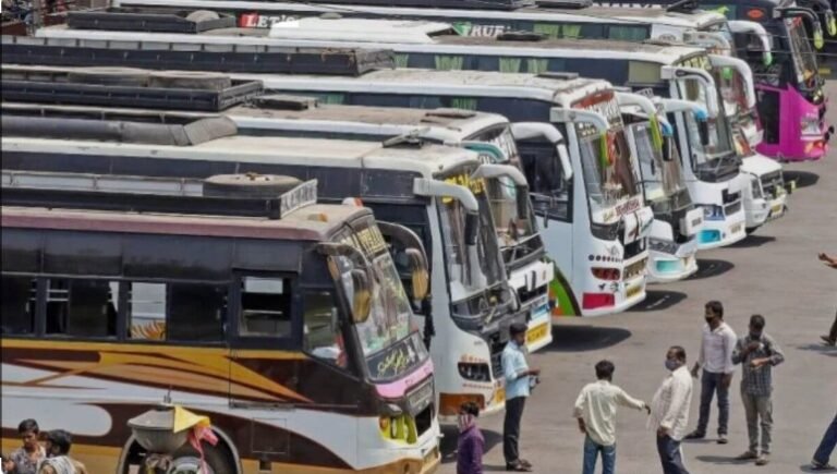 बस संचालकों की हड़ताल