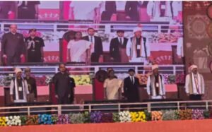 शुभारंभ पर राष्ट्रगान