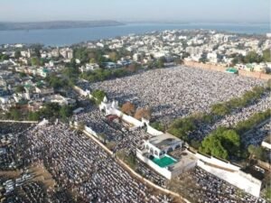 ईद पर शियाओं ने मनाया शोक