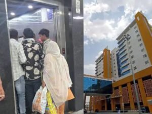 11 मंजिला हमीदिया में लिफ्ट संकट