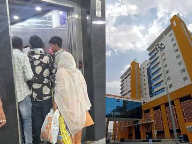 11 मंजिला हमीदिया में लिफ्ट संकट