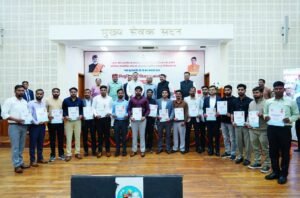 63 सफाई निरीक्षकों को नियुक्ति पत्र वितरित