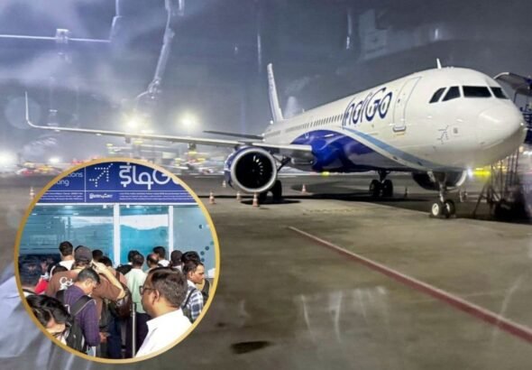 IGI Airport Emergency Landing