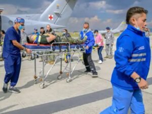 घायलों को किया एयरलिफ्ट