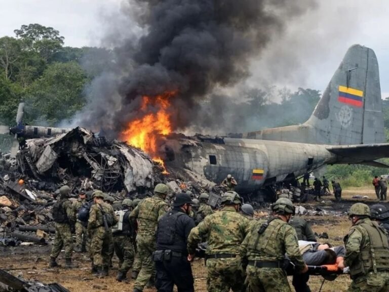 Colombia Air Force plane crash