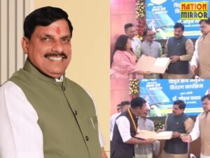 CM डॉ. मोहन ने दिए चयनित विकासकों को अनुबंध