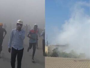 जान बचाकर भागे लोग