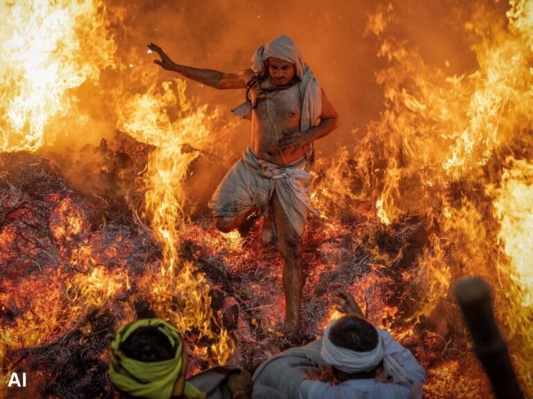 Mathura Holika Dahan Panda