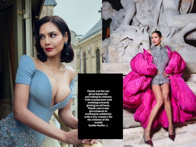 Esha Gupta Safe Return UAE