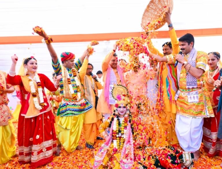 CM Bhajanlal Holi Celebration