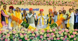 ओम बिरला, CM, राम मोहन नायडू 